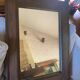 Solid wood mirror