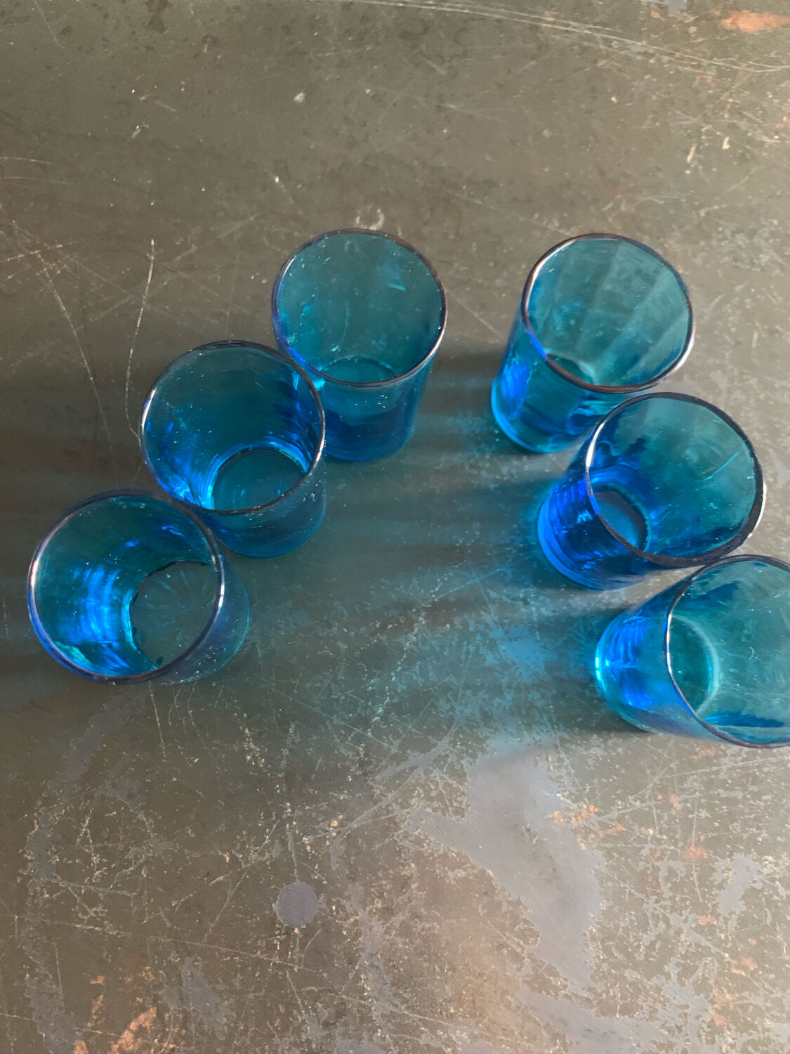 Set of 6 liqueur glasses