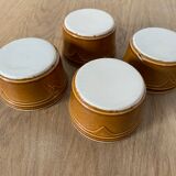 Sandstone ramekins lot of 4