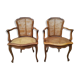 Louis xv style canne chairs