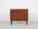 Midcentury Danish cabinet in teak with 1 drawer and 2 sliding doors 1960s