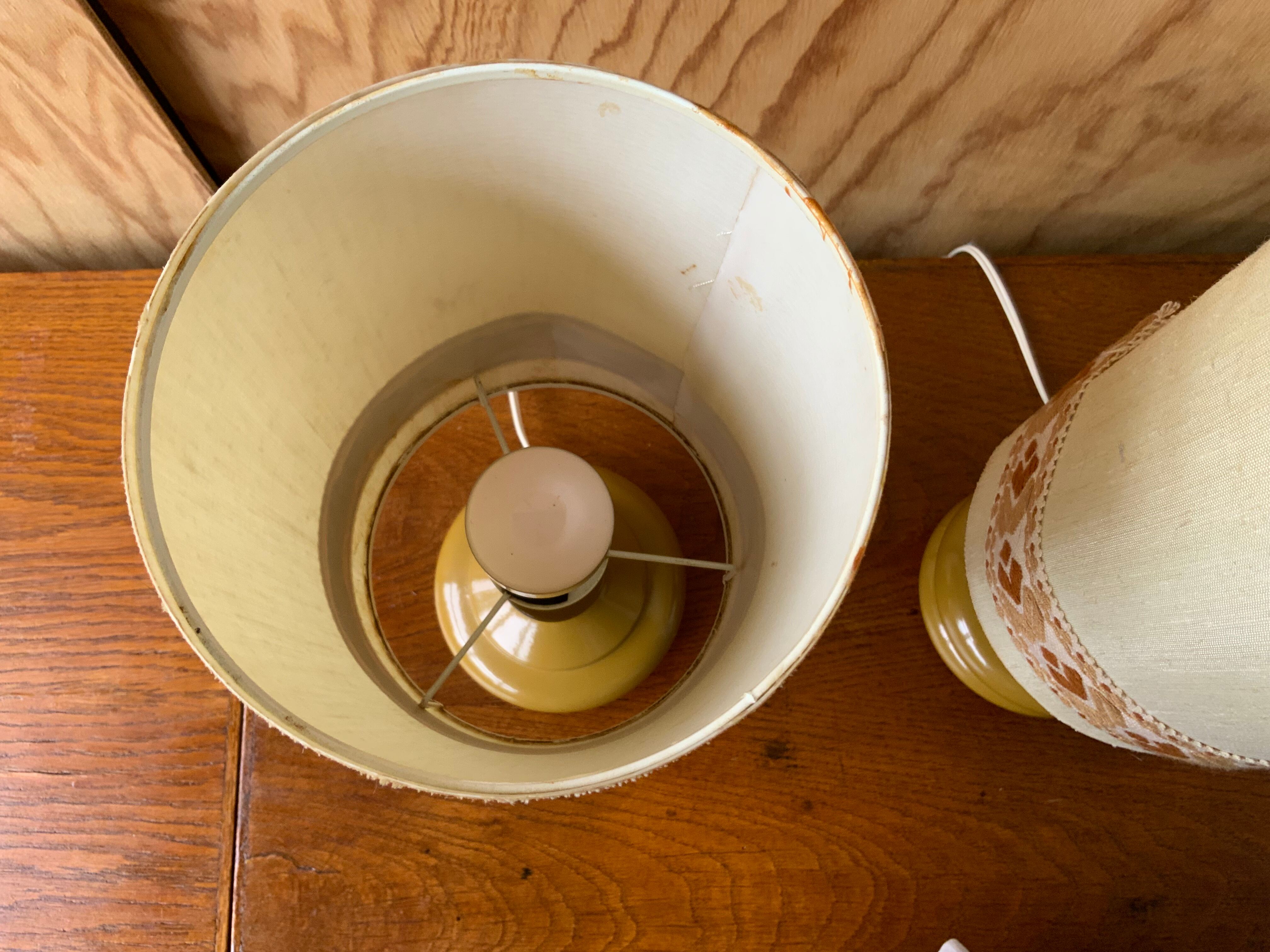 Pair of bedside lamps