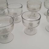 70's blown glass cups