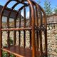 Vintage rattan shelf 1970