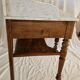 Napoleon III washstand in walnut and Carrara marble – circa 1885
