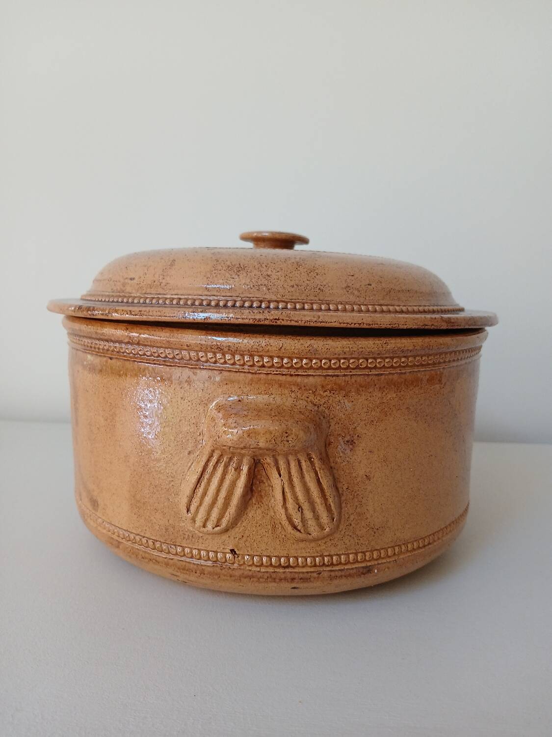 Vegetable salad bowl terracotta pottery