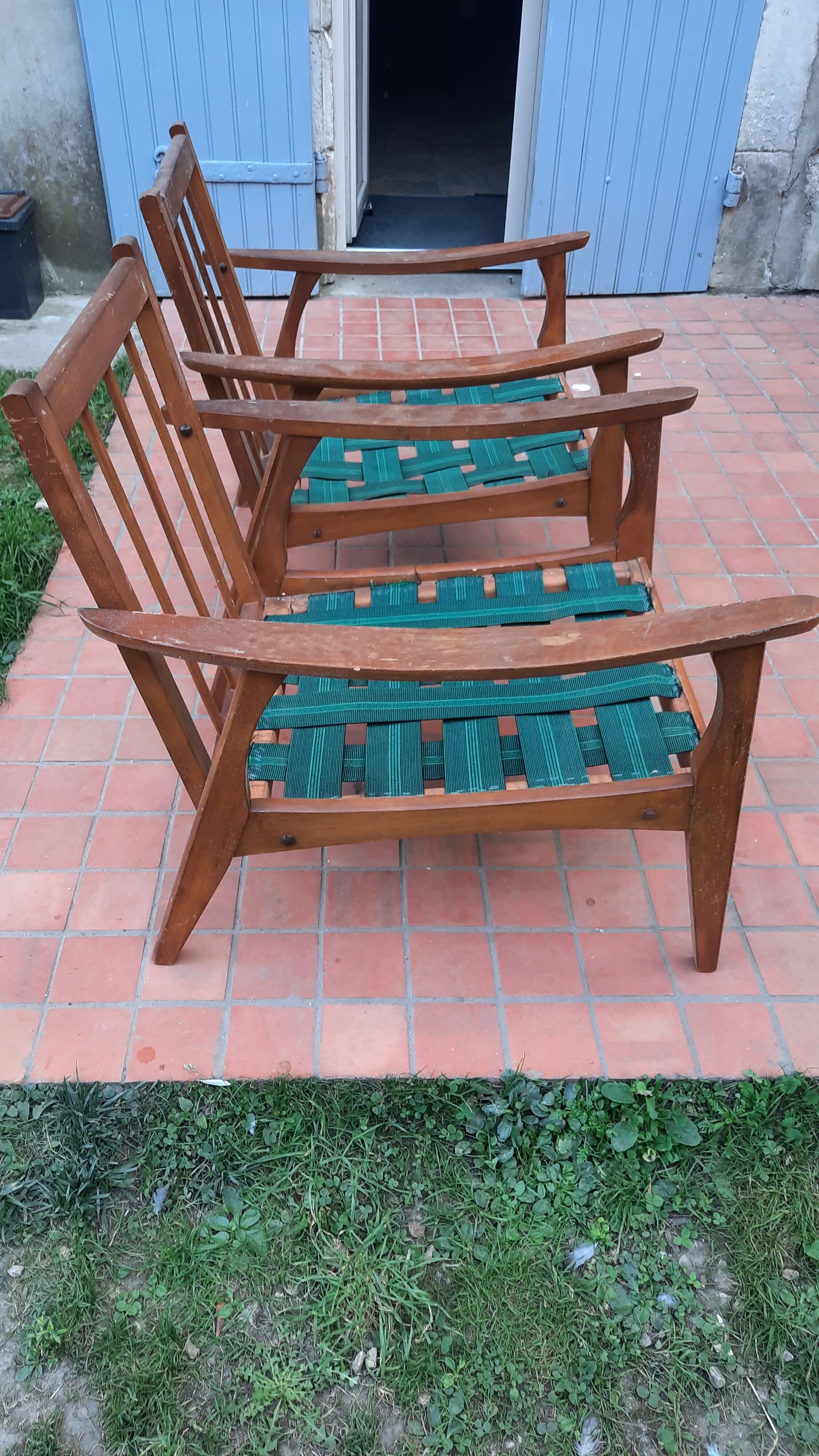 Pair of Scandinavian armchairs