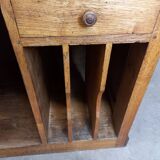 Solid oak shop counter