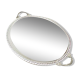 Silver serving tray
