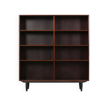 Bibliothèque en acajou, design danois, années 1970, production : Danemark