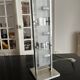 chrome and glass table lamp