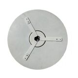 Metal and glass ceiling light