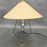 Helena Frantová Table Lamp, Chrome and Paper Shade, Czechoslovakia 1960s