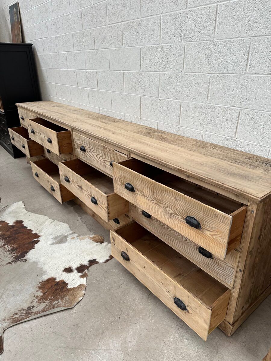 Workshop furniture from the early 20th century.