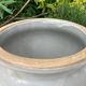 Light grey ceramic jar