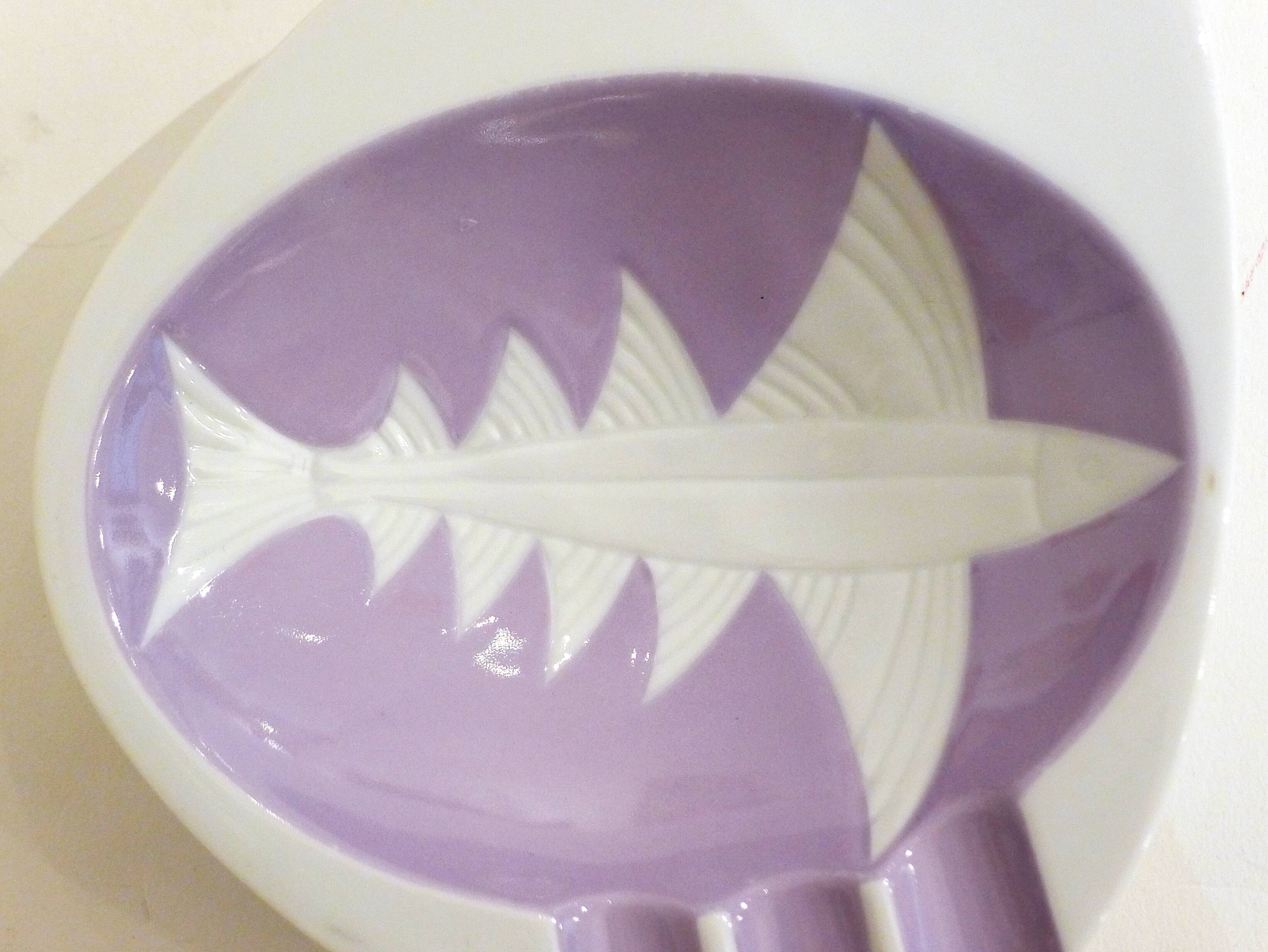 Stylized fish ashtray 1960'