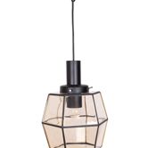 Lampe suspendue Glashütte Limburg Allemagne années 1960