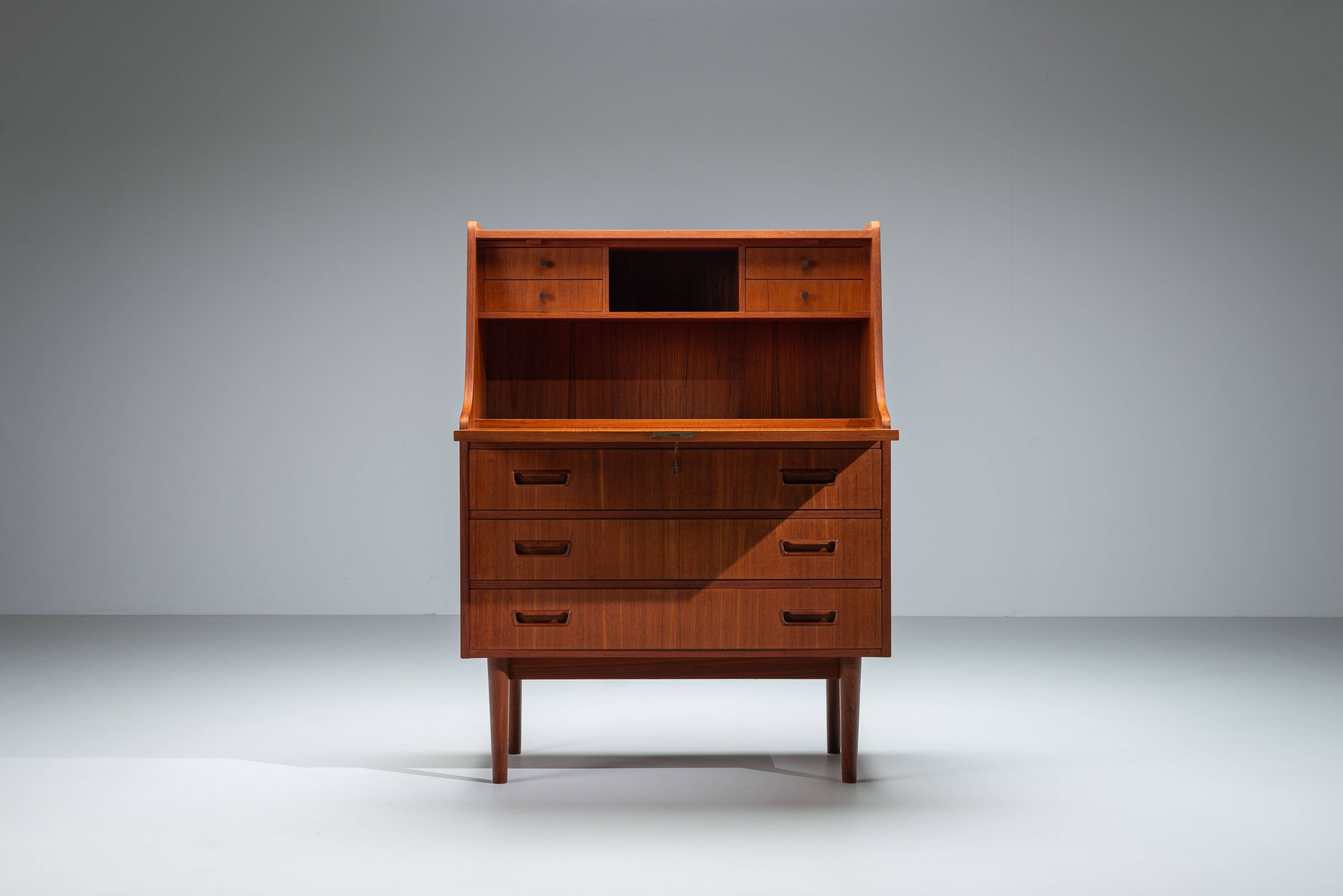 Danish mid-century secretaire by Gunnar Nielsen Tibergaard