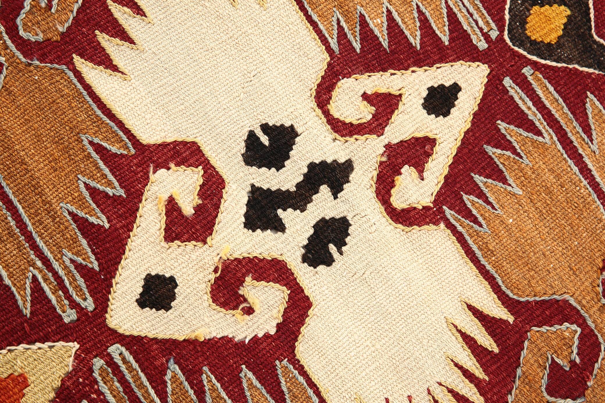 3x5 Small Size Vintage Kilim Rug, 84x137Cm
