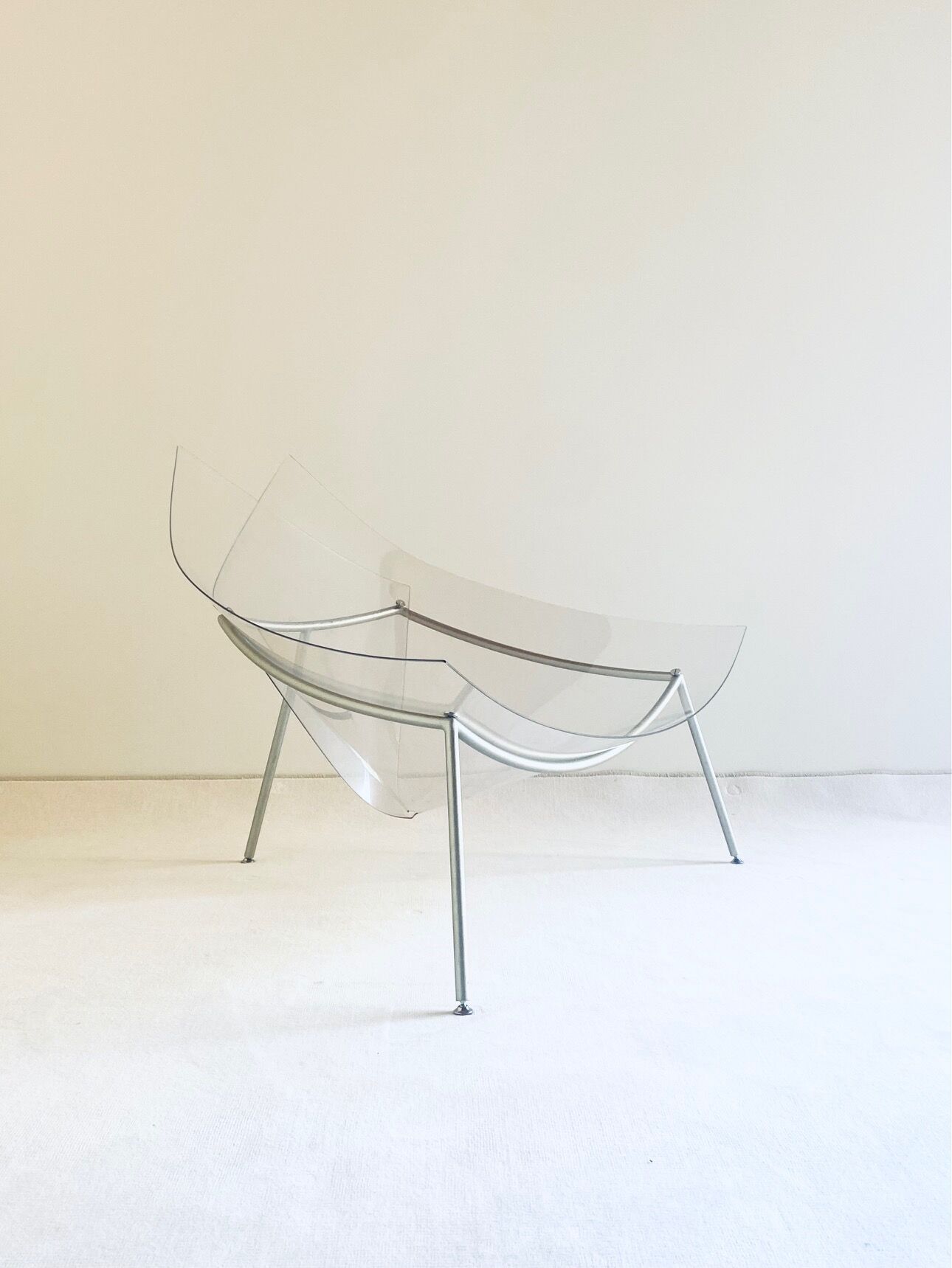 Armchair and ottoman " cone " by the Campana brothers for Edra, 1997