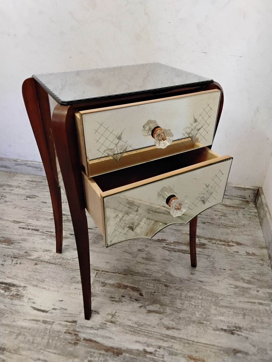 Art Deco Venetian style bedside table