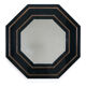 Jean-Claude Mahey lacquer and brass mirror, circa 1970