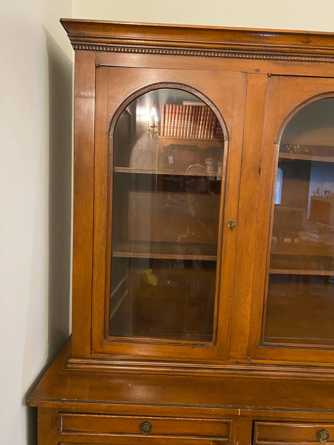 Louis Philippe style display cabinet