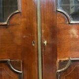 Library - English mahogany display cabinet