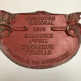 Plate competition agricultural sancoins 2005,4th prize of honor female