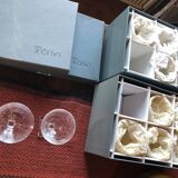 6 verres a eau  lalique modele argos