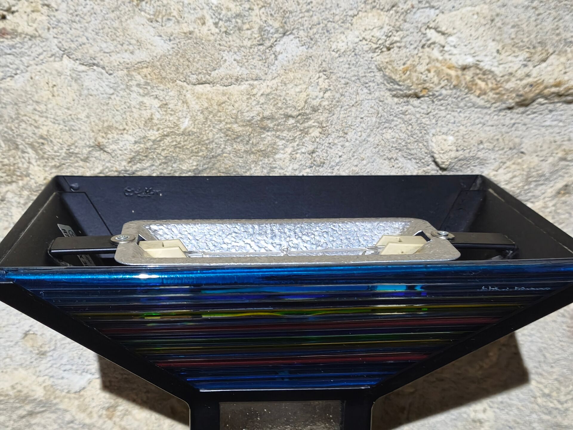 Wall lamp signed De Majo Murano, 1970s-1980s.