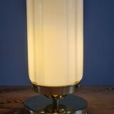 Opal glass table lamp