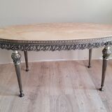 Onyx marble coffee table