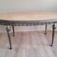 Onyx marble coffee table