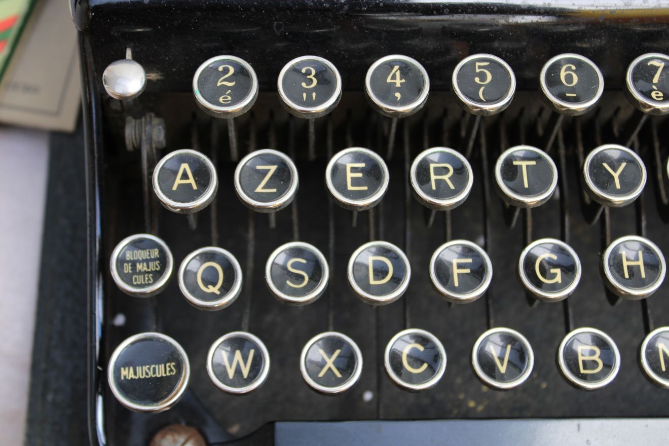 Old typewriter