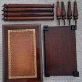Pedestal table bedside Louis XVI mahogany style