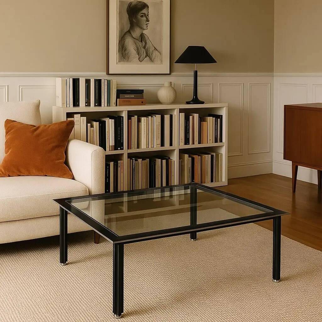 Table basse vintage Azucena Fasce Cromate design Italie 1960s-70s