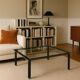 Table basse vintage Azucena Fasce Cromate design Italie 1960s-70s