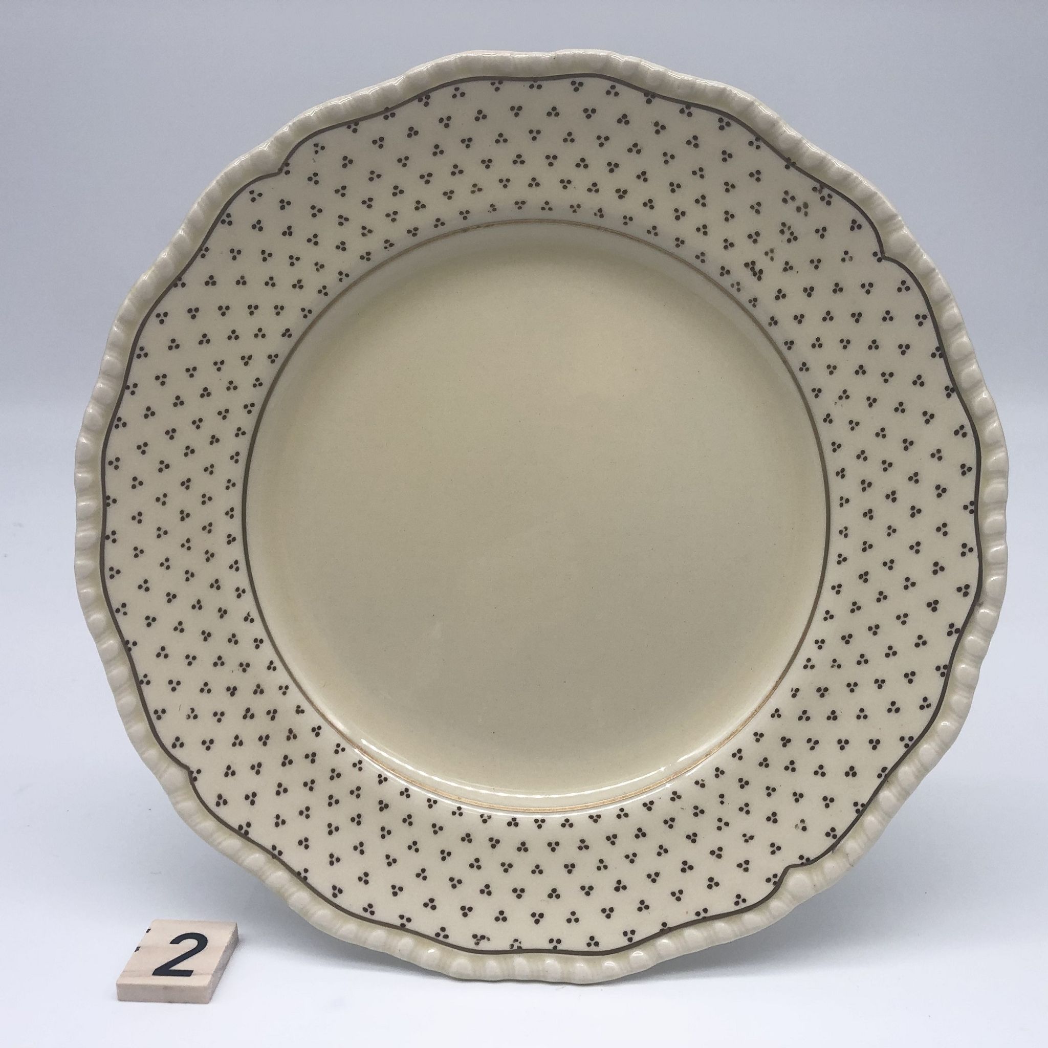 Series of 6 mismatched dessert plates (Salins/Royal Doulton)