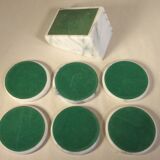 6 marble coasters