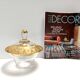 Crystal Trinket Bowl with Gold Details