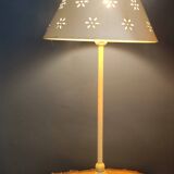 Table lamp in aged metal