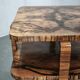 1930s Art Deco Walnut Two-Tier Coffee Table, Czechoslovakia