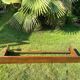 Ancien banc de ferme en bois - 2 mètres