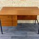 60s 70s teak desk by Günter Renkel for Rego Mobile Germany