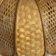 Suspension made of rattan and wicker