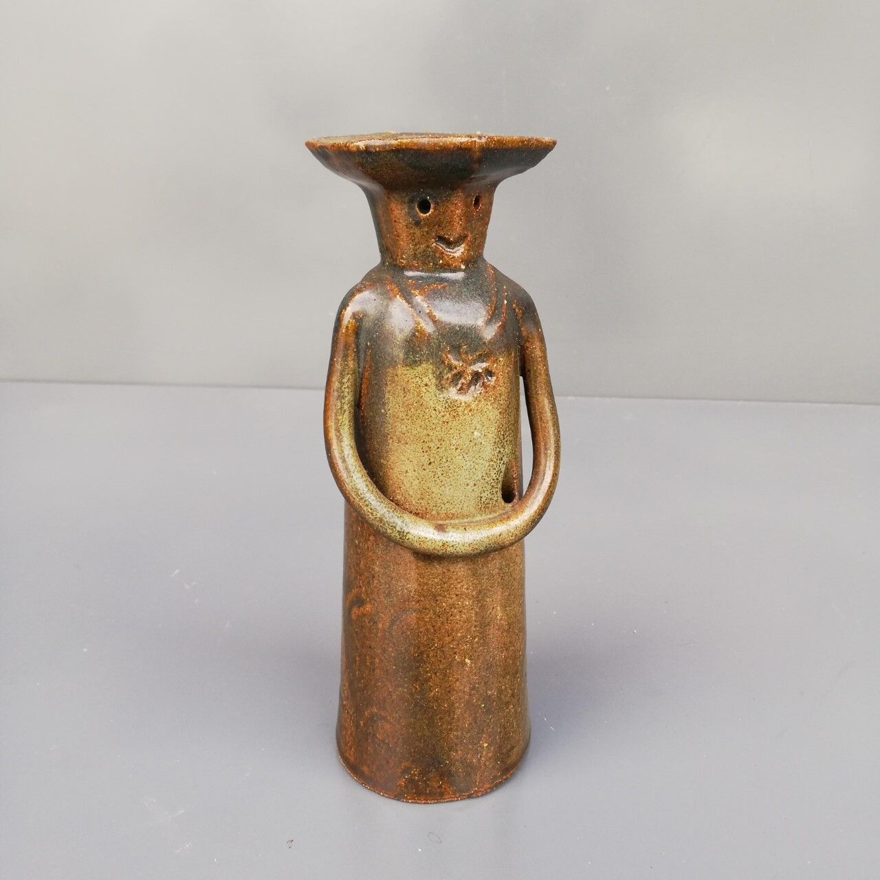 Sandstone candlestick