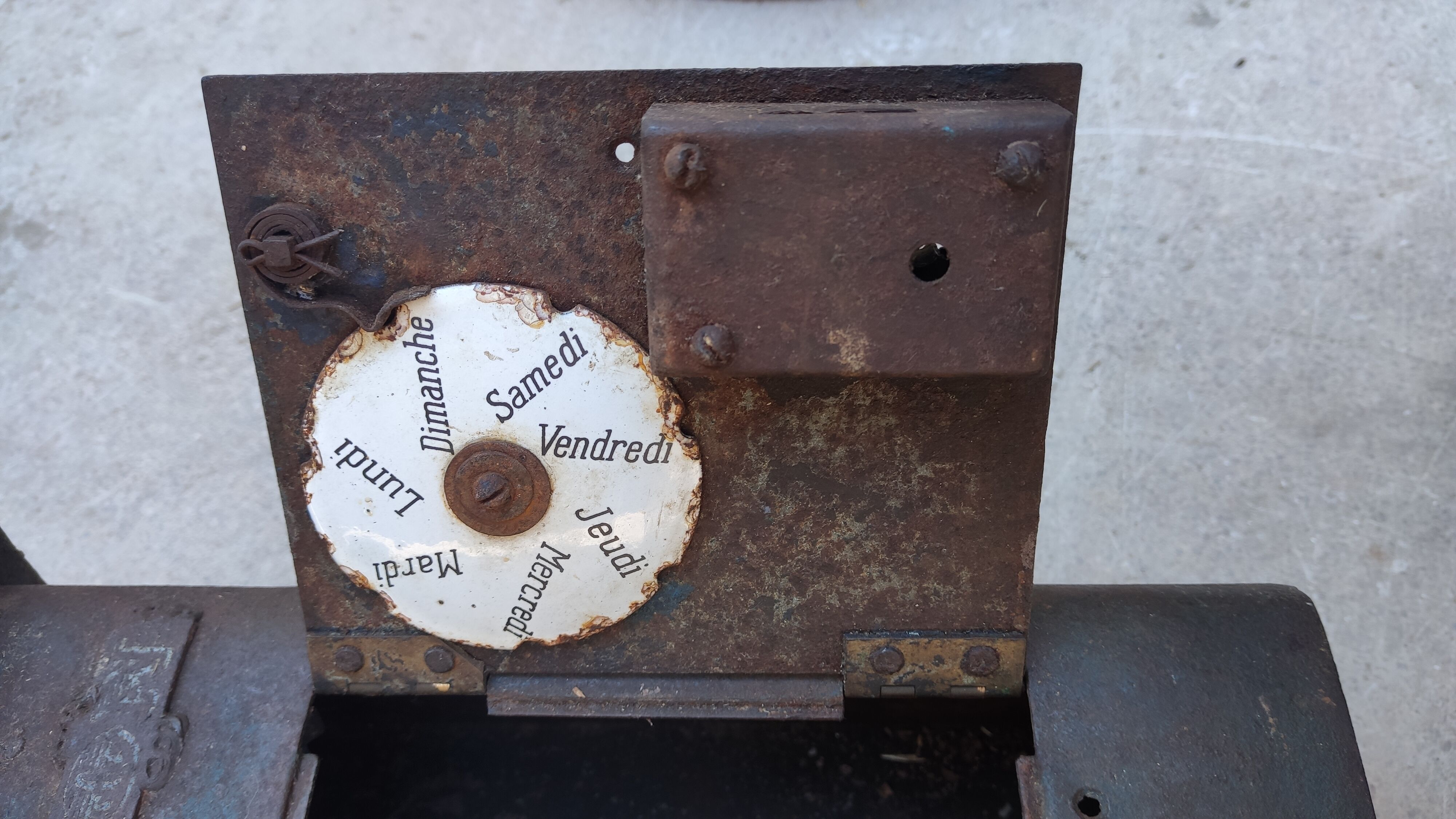 Mailbox, post office 1888, museum, reunion island