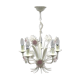 Lustre floral Hollywood Regency, années 1970