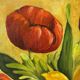 Large Table Bouquet of Flowers, Oil on Canvas, Signed Francine Dubo